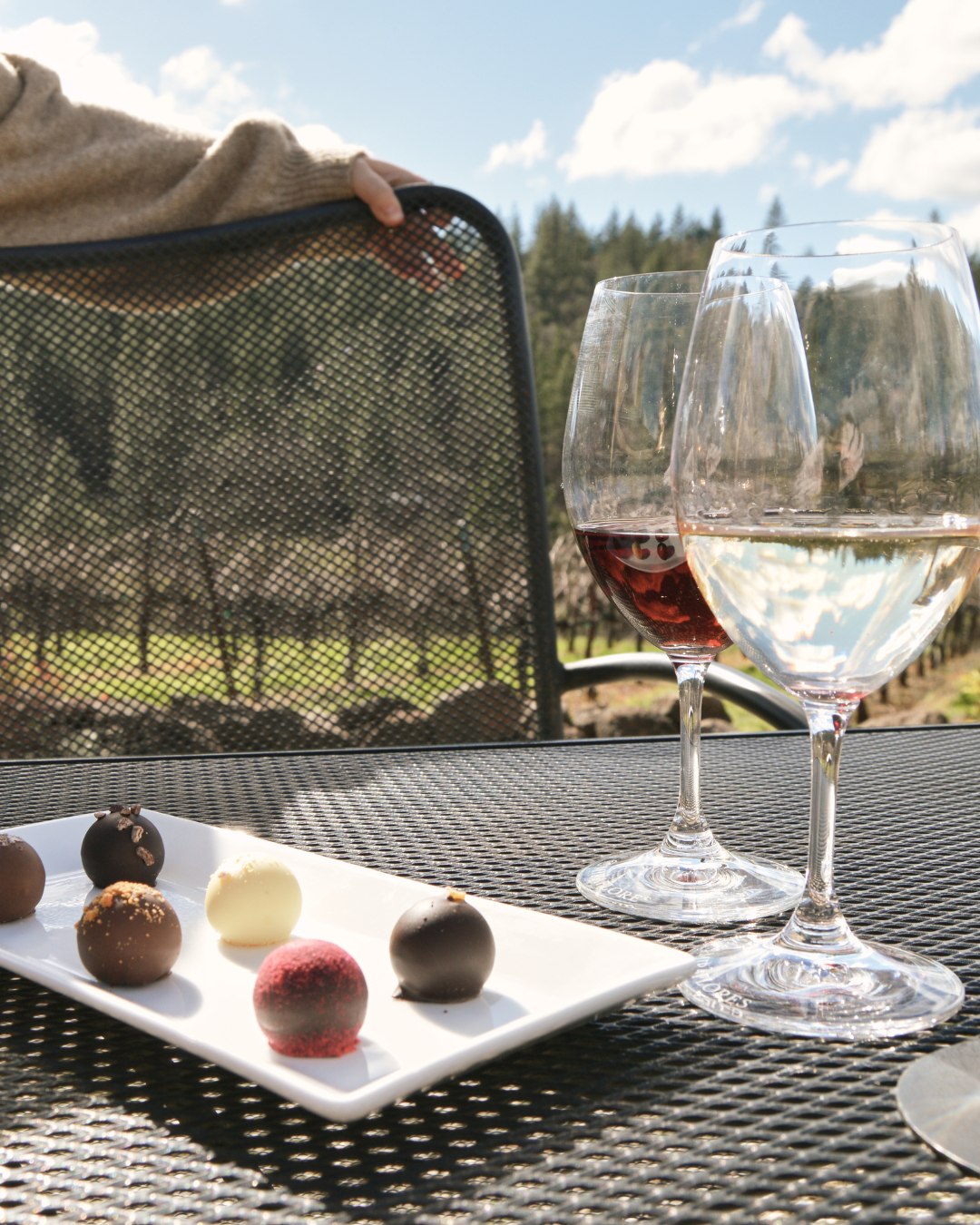 A little sweetness makes every tasting even better. Our new truffle chocolates are now available in the tasting room and pair beautifully with a selection of our wines. Whether you love bold reds or sparkling favorites, there&rsquo;s a pairing waiting to be discovered. ✨🍫

#MirafloresWinery