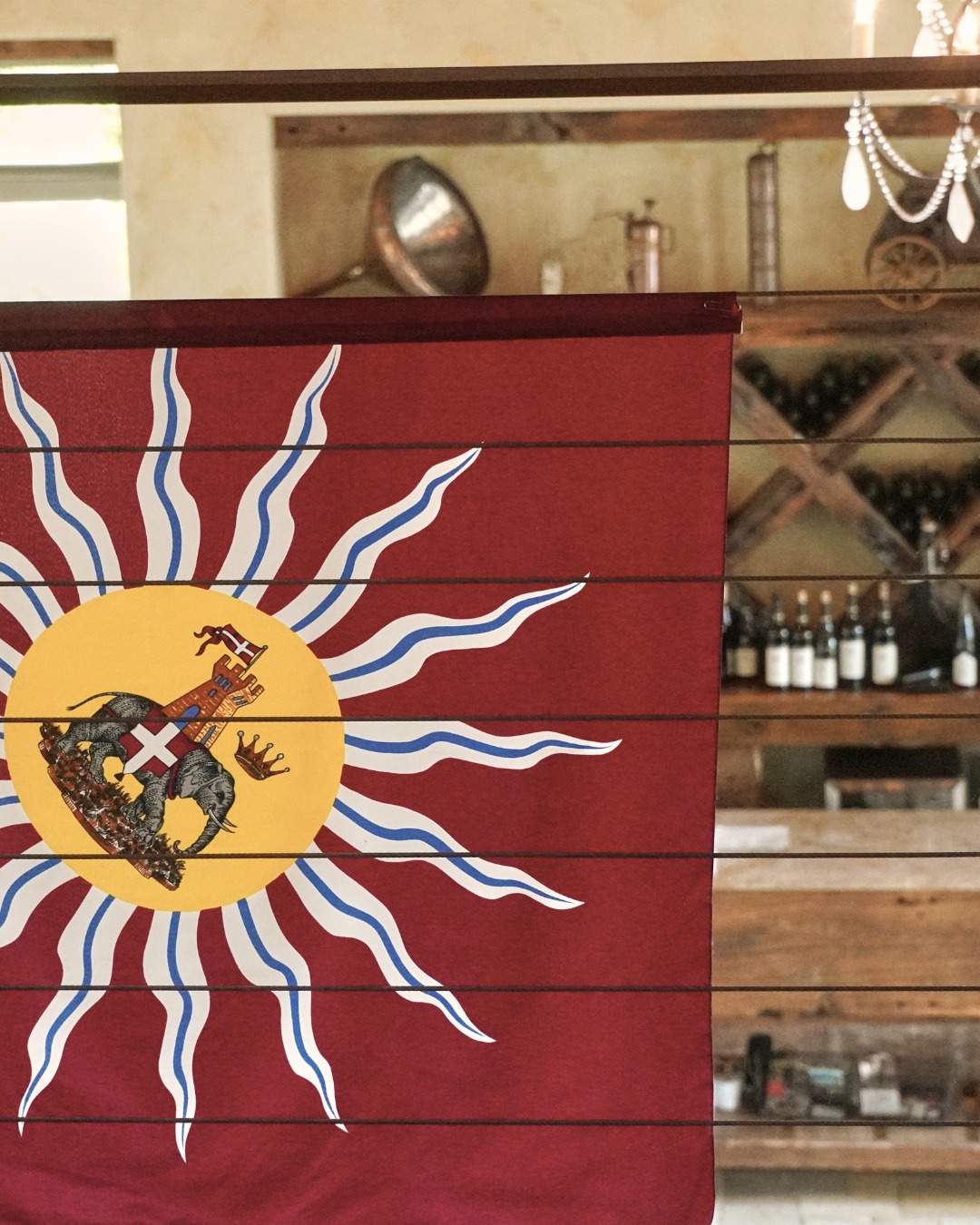 A piece of Siena in the Sierra Foothills. 🇮🇹🍷 The flags hanging in our tasting room are inspired by the historic horse races of Siena. Bringing old-world tradition, rivalry, and celebration into every glass we pour.

#MirafloresWinery