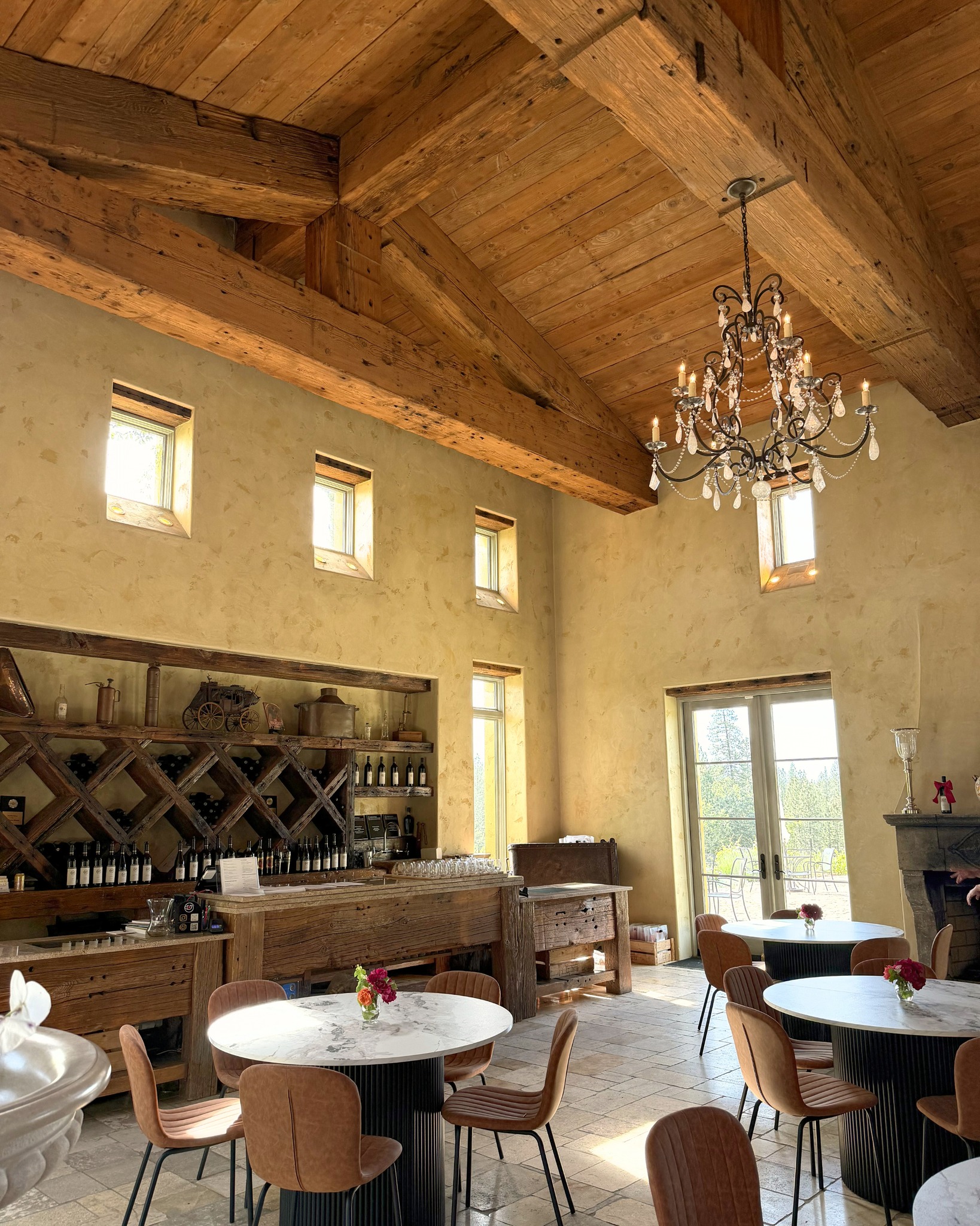 From the wood beams to the wine bar, every detail invites you to slow down and savor. Join us for an indoor tasting at Miraflores.

#MirafloresWinery 
#visiteldorado 
#PlacervilleCA 
#WineTastingExperience
#ElDoradoWineCountry 
#BoutiqueWinery 
#WineLovers 
#VisitElDorado