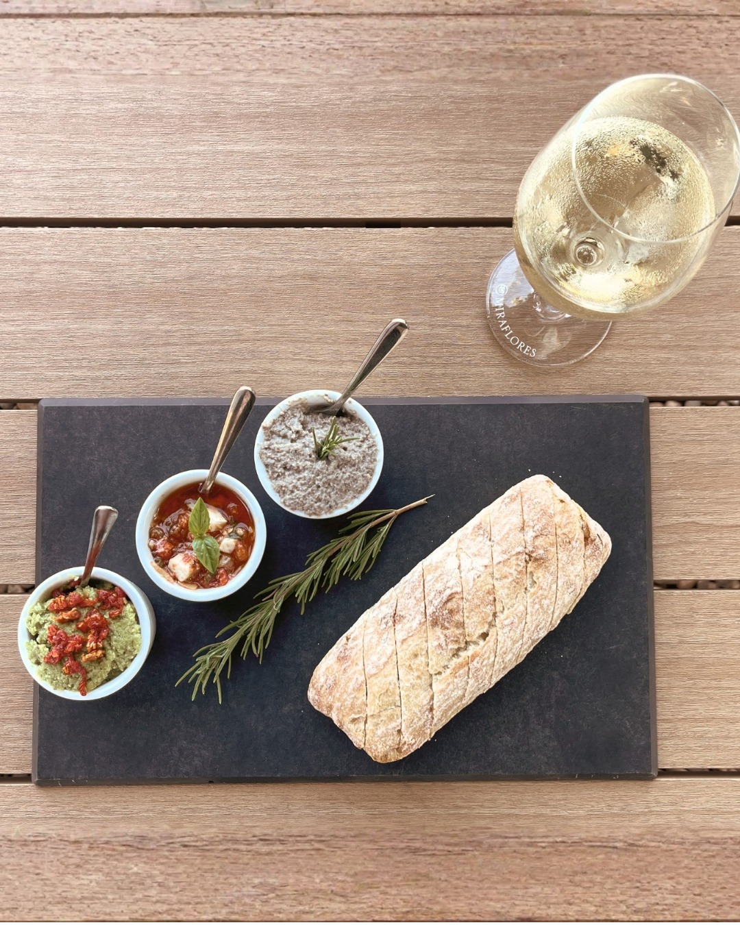 Complimentary Appetizer? Yes, please! 🥖🍷

We're excited to introduce our Complimentary Appetizer Promotion at Miraflores Winery! Enjoy a complimentary appetizer featuring a tasting of three of our newest menu offerings during your next visit.

🍷 Wine Club Members
No sign-up required&mdash;just mention this promotion to one of our Tasting Room Associates.

📱 Non-Club Members
Simply scan the QR code in the tasting room and join our email & text list to receive your complimentary appetizer.

Come sip award-winning wines, enjoy beautiful vineyard views, and discover some of our newest menu favorites. We can't wait to welcome you!

#MirafloresWinery 
#WineTasting 
#WineAndFood 
#CaliforniaWine 
#WineCountry 
#ComplimentaryAppetizer 
#Placerville 
#WeekendPlans 
#WineLovers