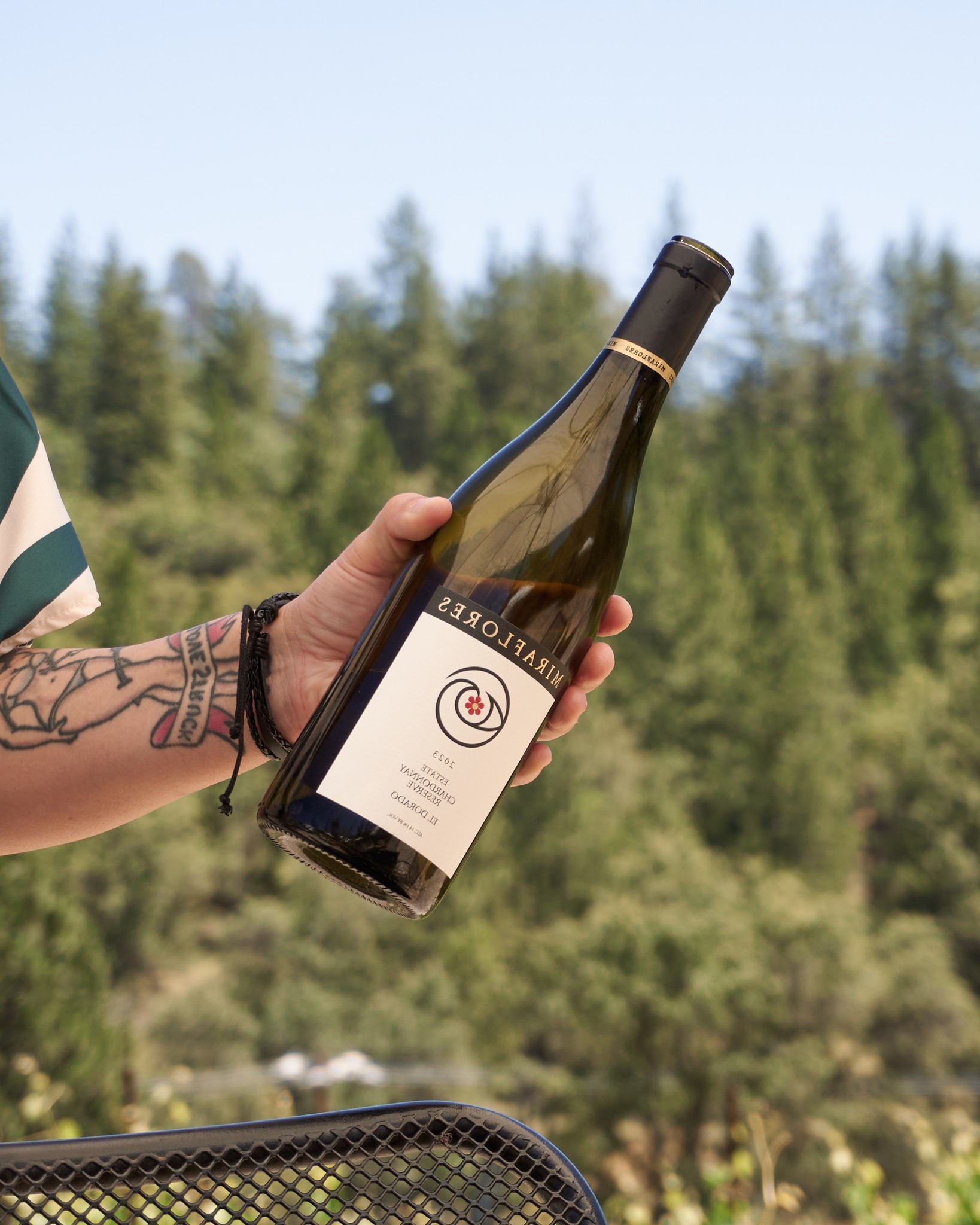 A bottle of Miraflores Chardonnay Reserve and a view that invites you to linger. Some moments don&rsquo;t need much more than good wine and a little Sierra Foothills scenery.

Make time for wine tasting in Placerville, California&mdash;and find your own favorite Miraflores moment. Who&rsquo;s joining you? 🥂

#MirafloresWinery 
#Chardonnay 
#PlacervilleWineTasting 
#SierraFoothillsWine 
#ElDoradoWineCountry