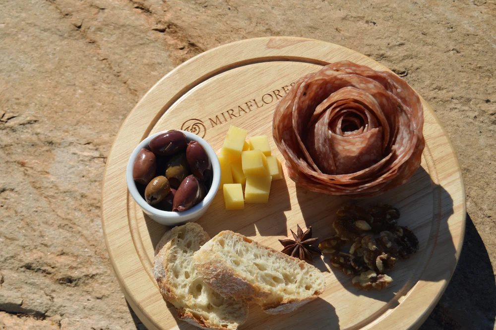 Charcuterie Plates at Miraflores Winery | Wine Tasting in El Dorado County