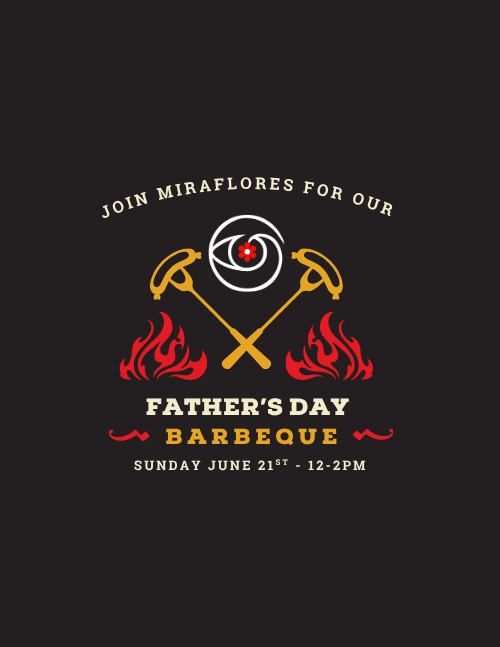 Father’s Day Barbeque at Miraflores Winery featuring Arawak BBQ and Miraflores red wines